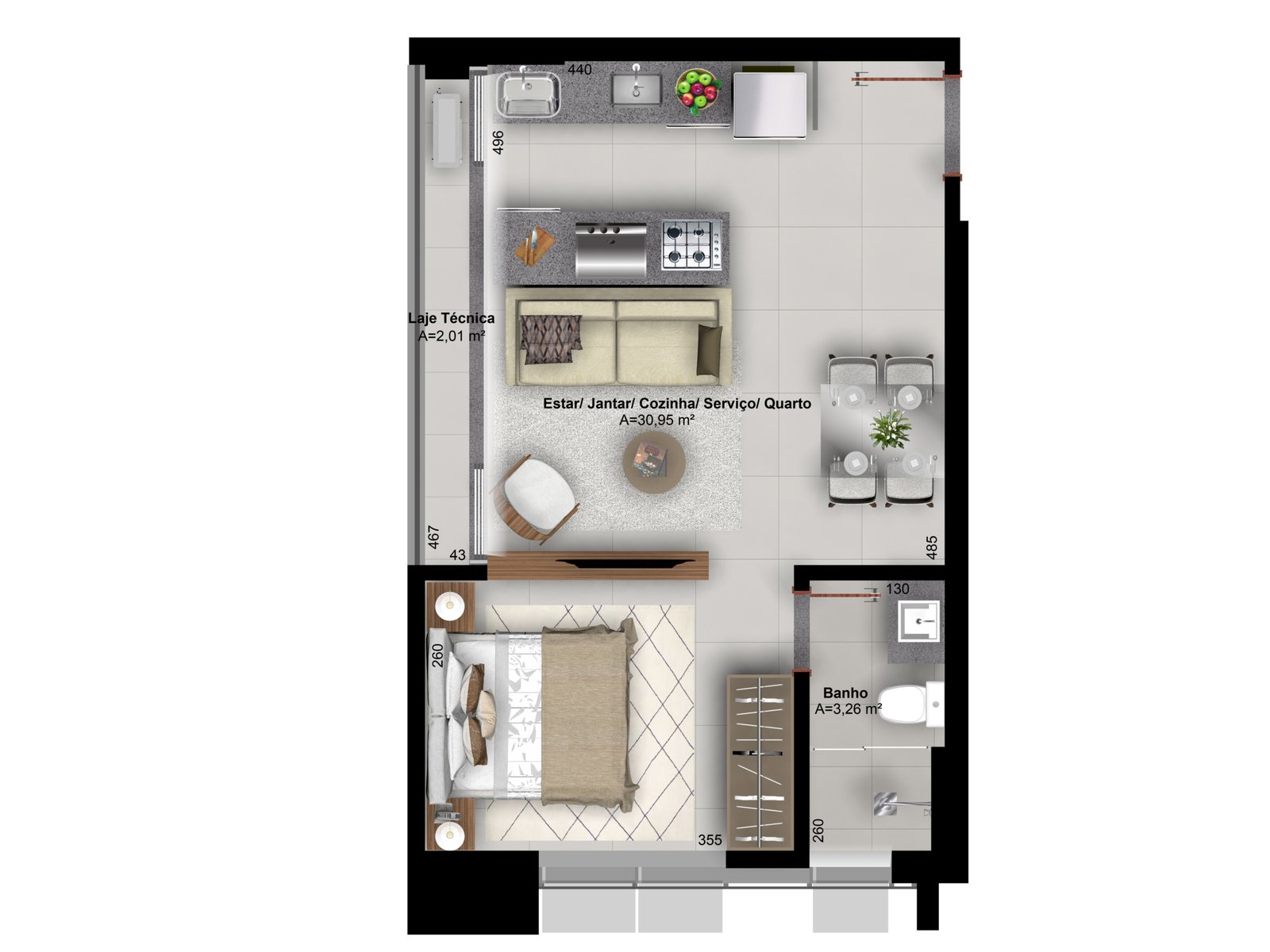 A-19-T2-1Q Studio – Final 4 – Torre Sol